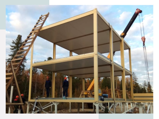 Строительство модульных здания Череповец