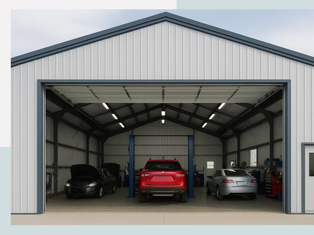 Ангары из сэндвич панелей от 613 руб. в Череповец