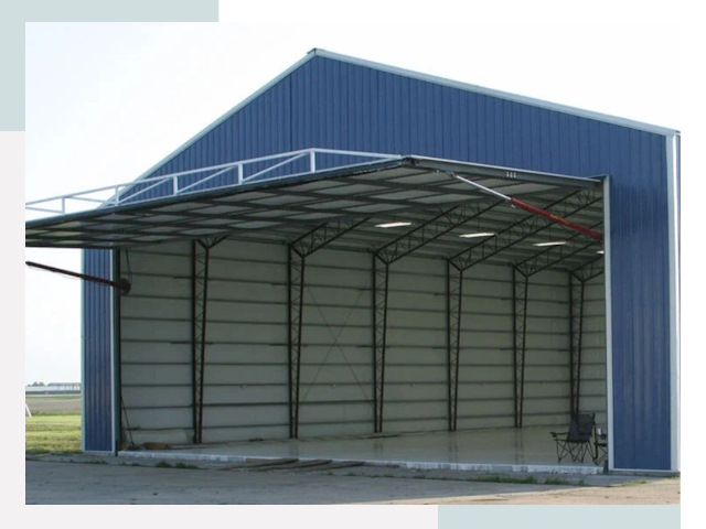 Прямо стенные ангары в Череповце