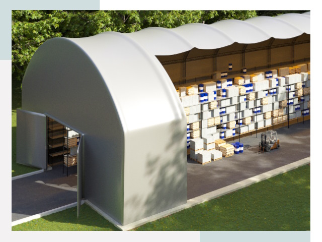Тентовые ангары в Череповце
