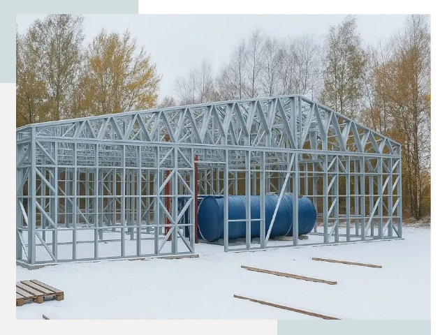 Металлические ангары в Череповце
