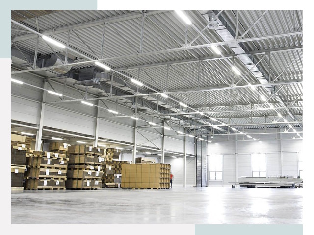 Освещение ангаров в Череповце