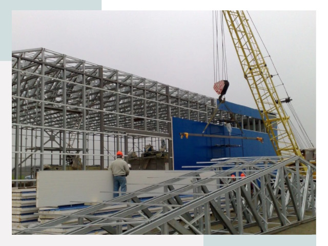 Монтаж ангаров в Череповце