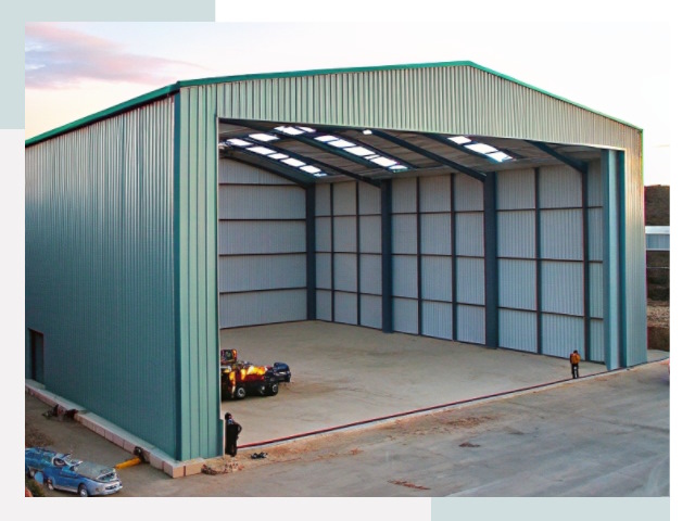 Строительство ангаров в Череповце